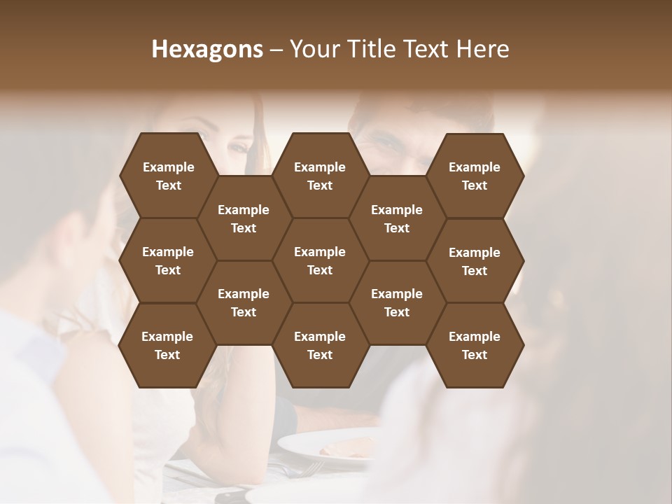 A Group Of People Sitting Around A Table Drinking Wine PowerPoint Template