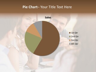 A Group Of People Sitting Around A Table Drinking Wine PowerPoint Template