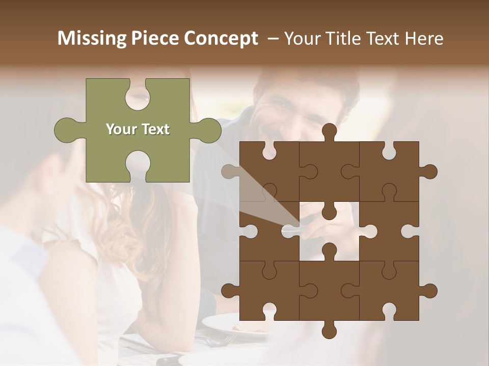 A Group Of People Sitting Around A Table Drinking Wine PowerPoint Template