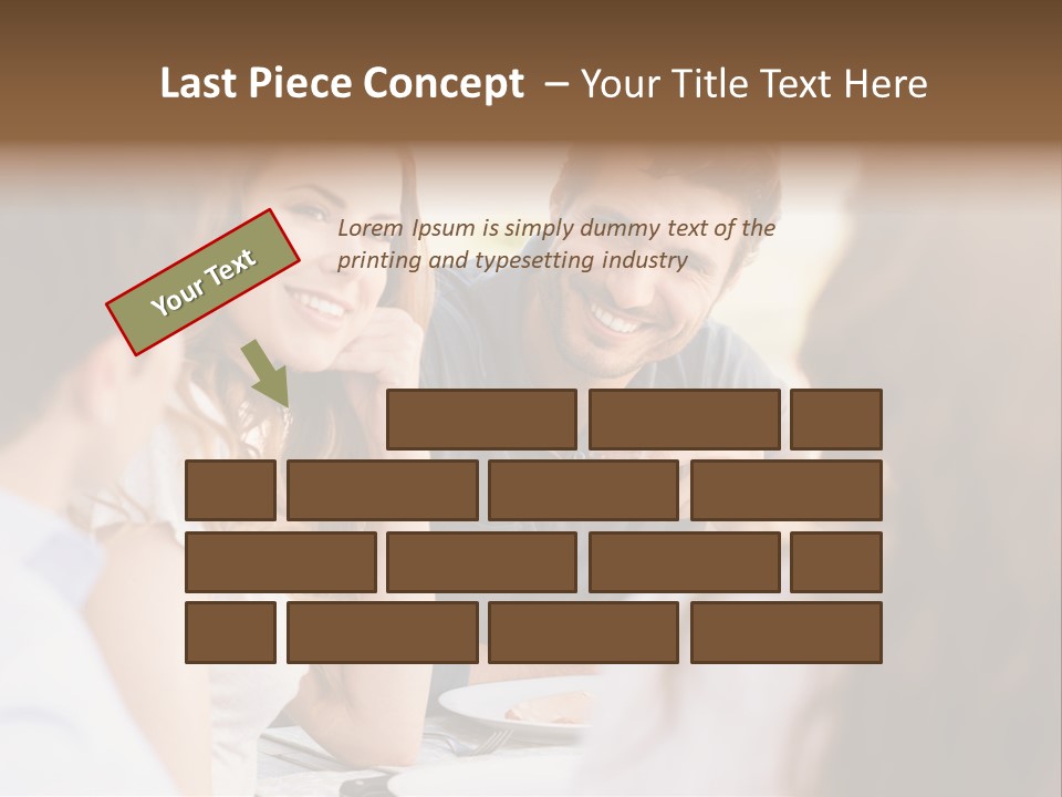 A Group Of People Sitting Around A Table Drinking Wine PowerPoint Template