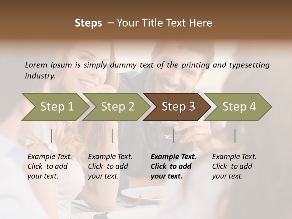 A Group Of People Sitting Around A Table Drinking Wine PowerPoint Template