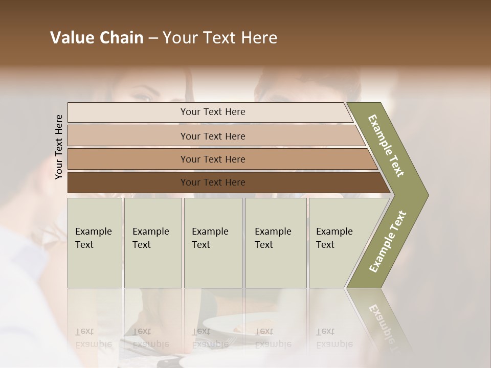 A Group Of People Sitting Around A Table Drinking Wine PowerPoint Template