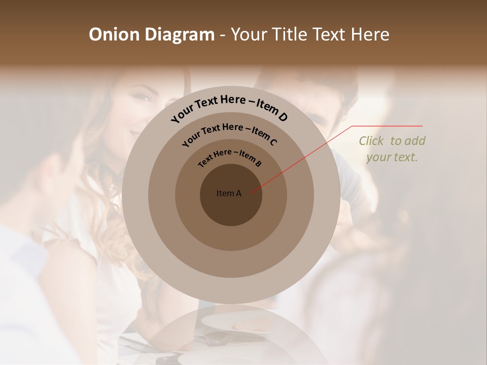 A Group Of People Sitting Around A Table Drinking Wine PowerPoint Template