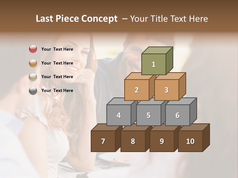 A Group Of People Sitting Around A Table Drinking Wine PowerPoint Template