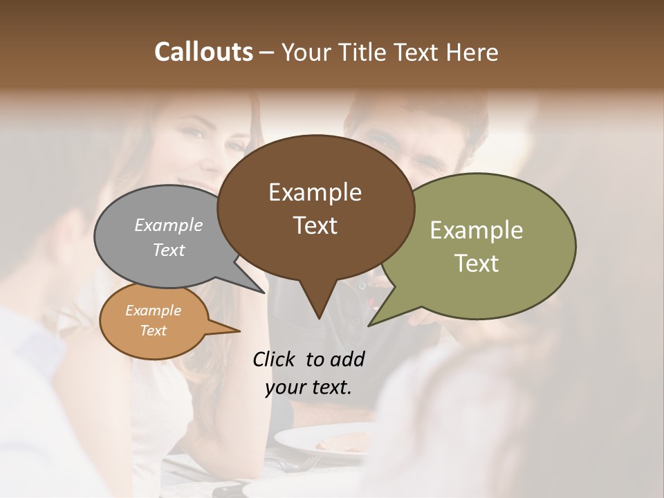 A Group Of People Sitting Around A Table Drinking Wine PowerPoint Template