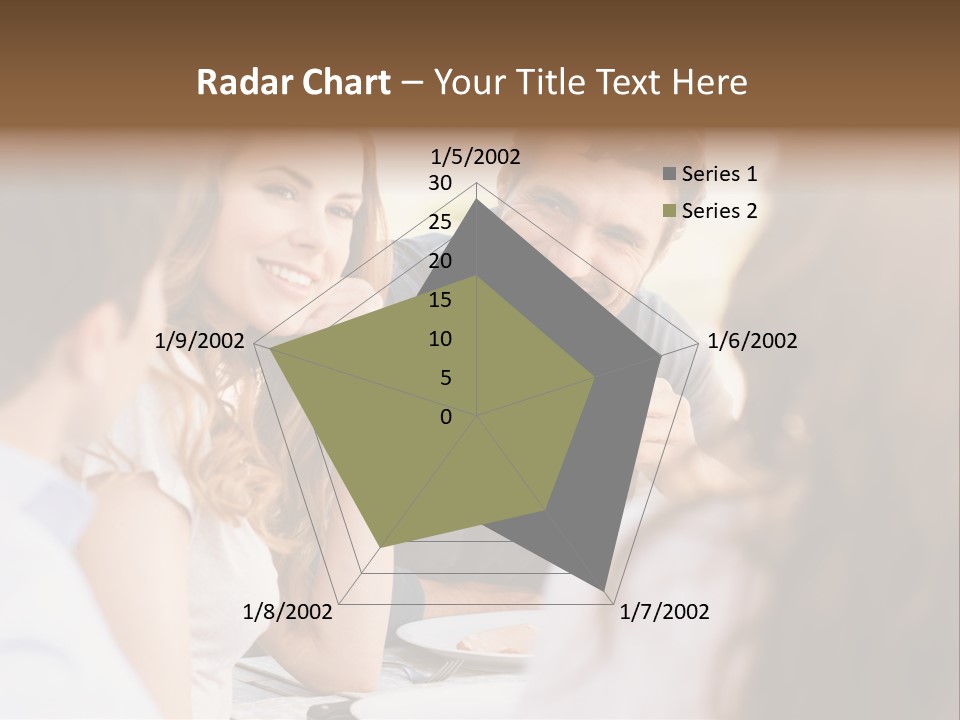 A Group Of People Sitting Around A Table Drinking Wine PowerPoint Template