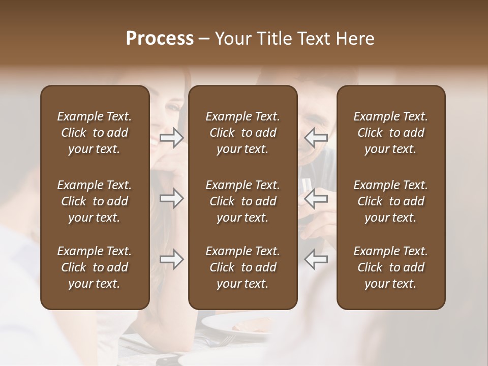 A Group Of People Sitting Around A Table Drinking Wine PowerPoint Template