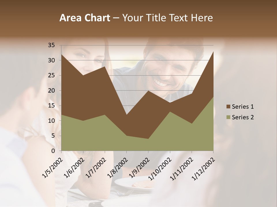 A Group Of People Sitting Around A Table Drinking Wine PowerPoint Template