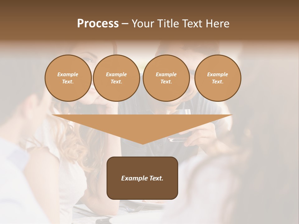 A Group Of People Sitting Around A Table Drinking Wine PowerPoint Template