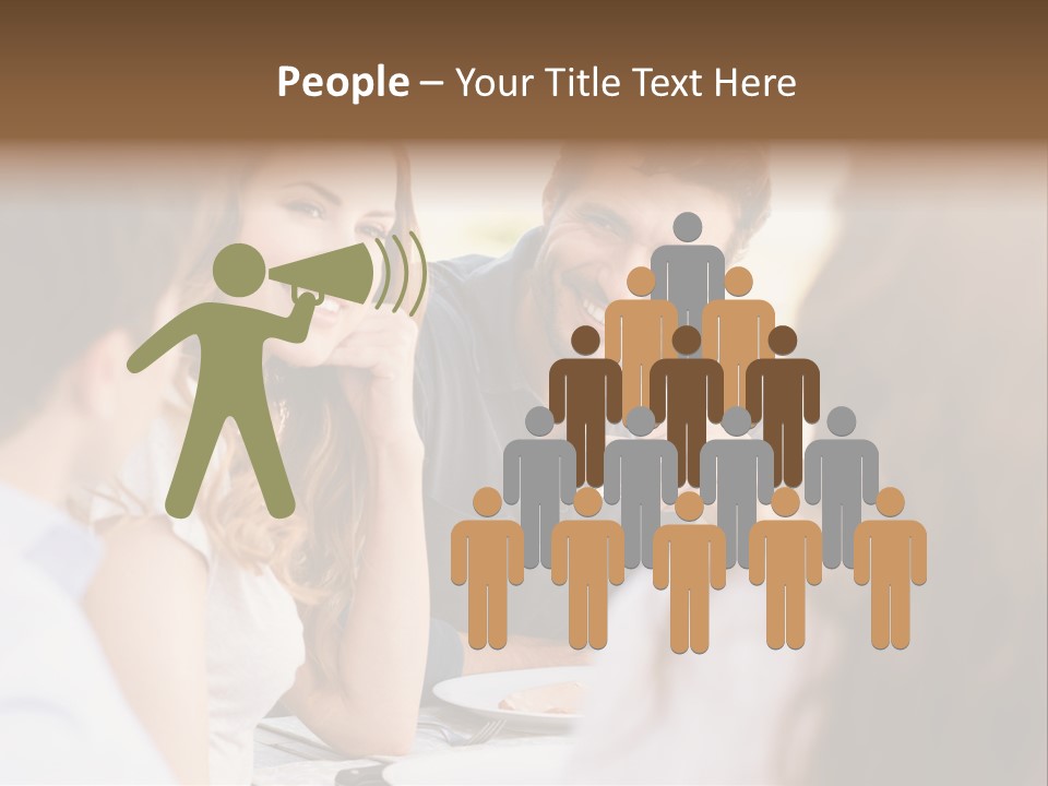 A Group Of People Sitting Around A Table Drinking Wine PowerPoint Template