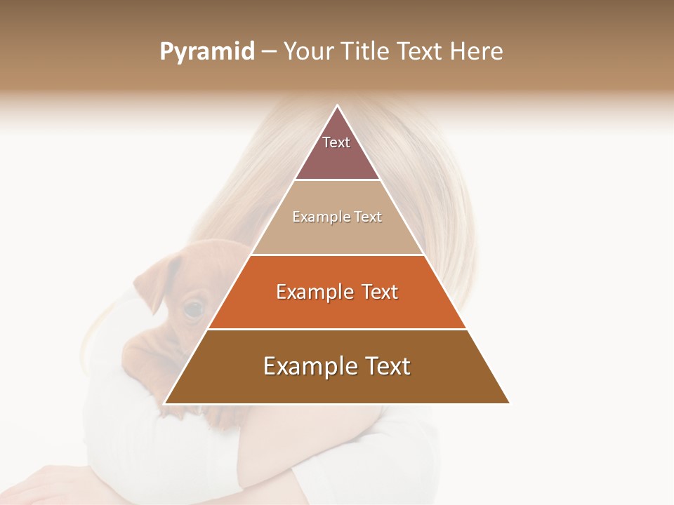 A Little Girl Holding A Puppy Powerpoint Template PowerPoint Template