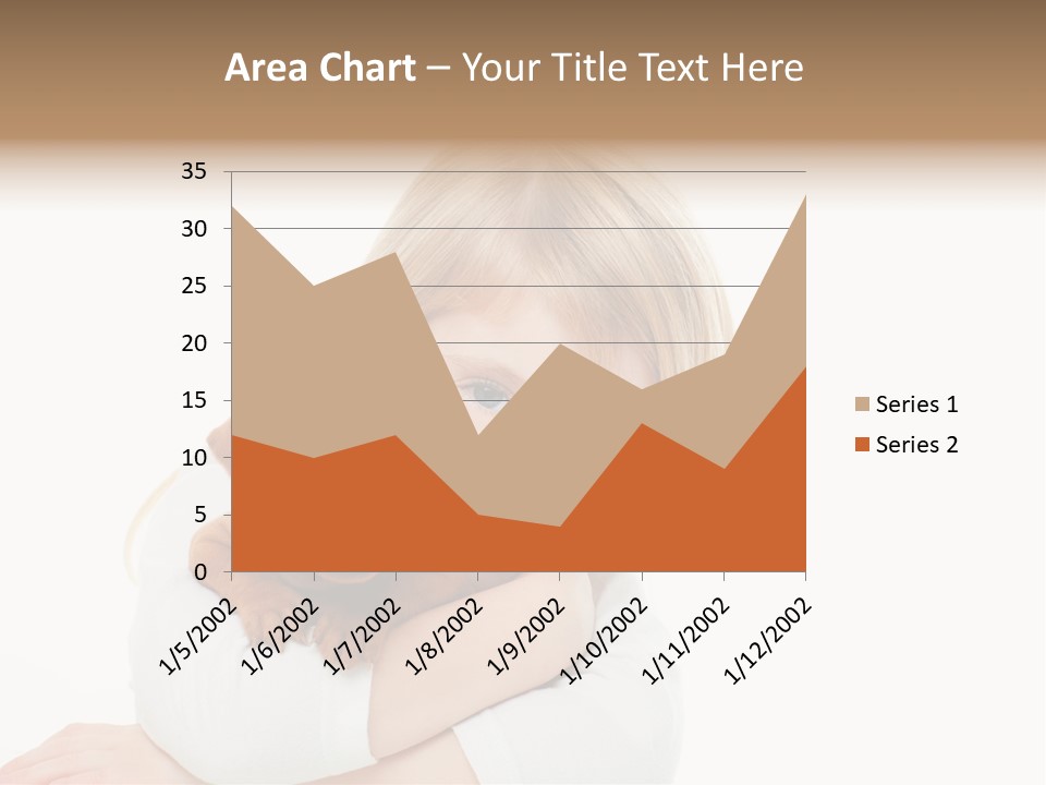 A Little Girl Holding A Puppy Powerpoint Template PowerPoint Template
