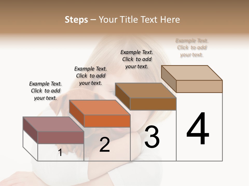 A Little Girl Holding A Puppy Powerpoint Template PowerPoint Template
