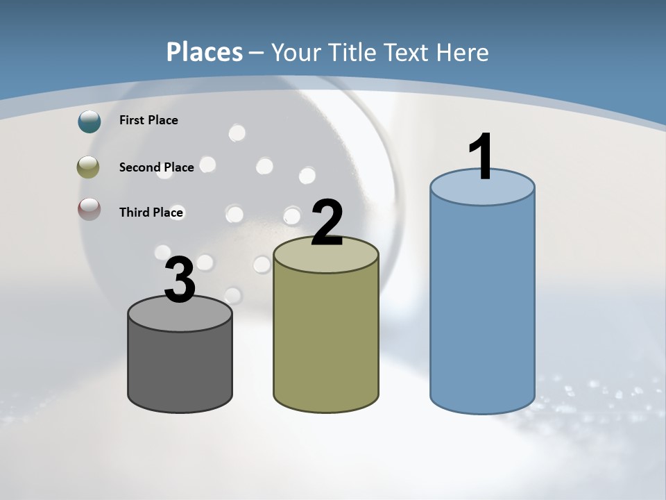 A Close Up Of A Spoon On A Table PowerPoint Template