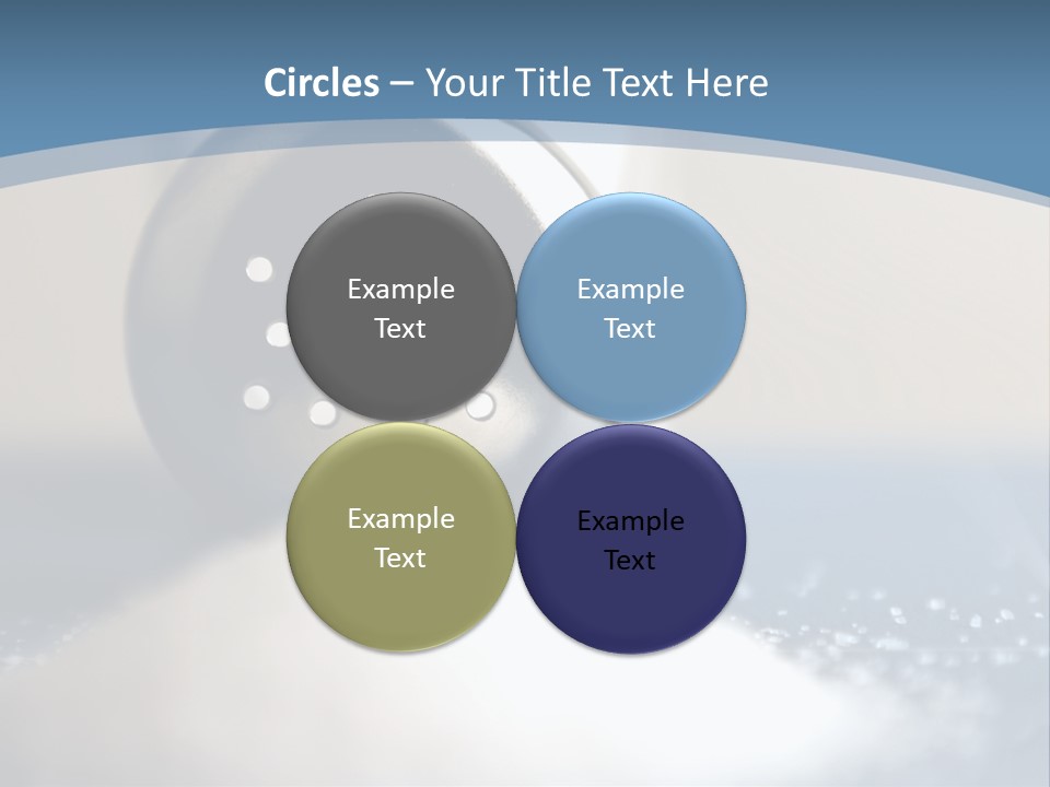 A Close Up Of A Spoon On A Table PowerPoint Template
