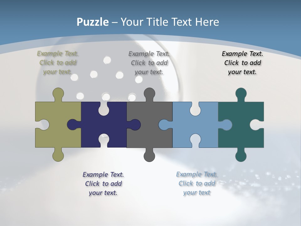 A Close Up Of A Spoon On A Table PowerPoint Template