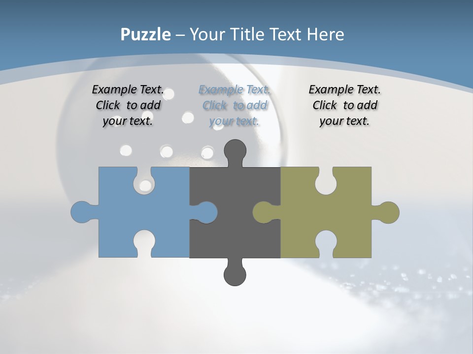 A Close Up Of A Spoon On A Table PowerPoint Template