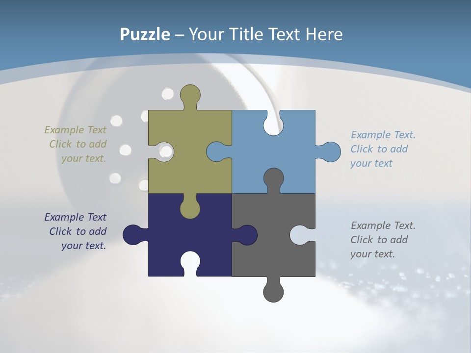 A Close Up Of A Spoon On A Table PowerPoint Template