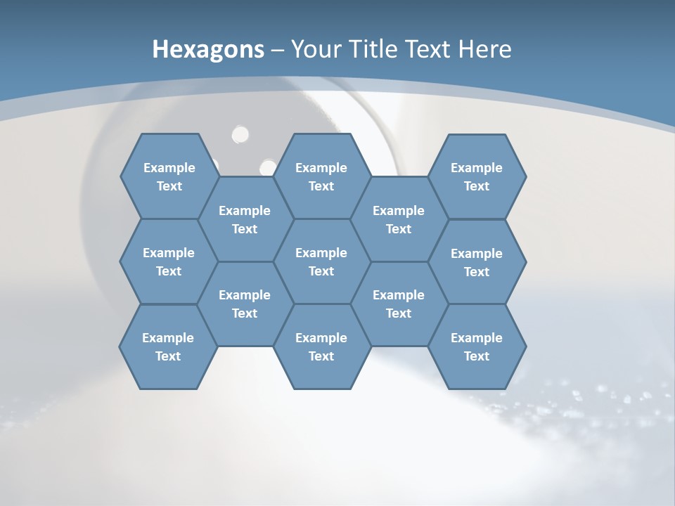 A Close Up Of A Spoon On A Table PowerPoint Template
