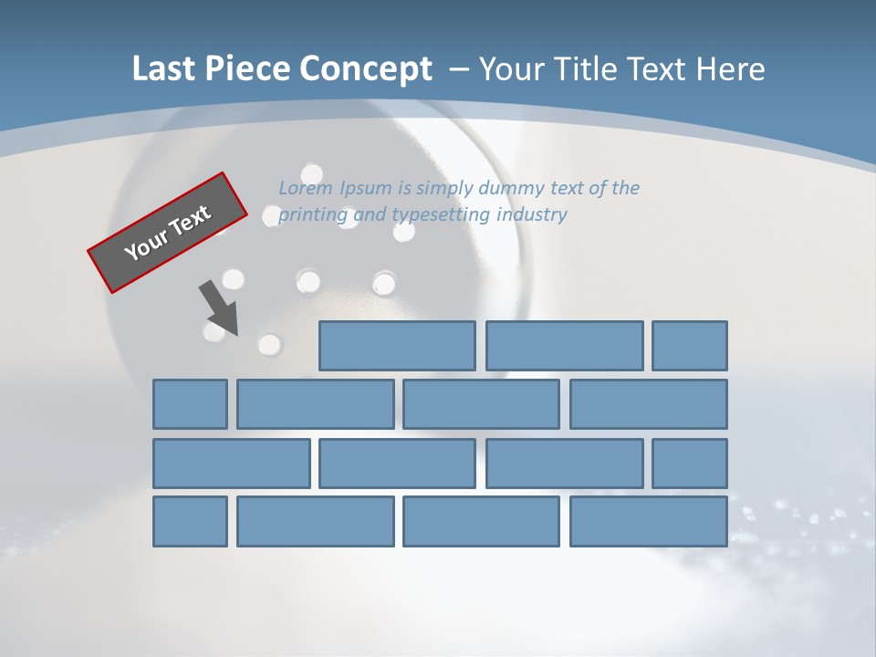 A Close Up Of A Spoon On A Table PowerPoint Template