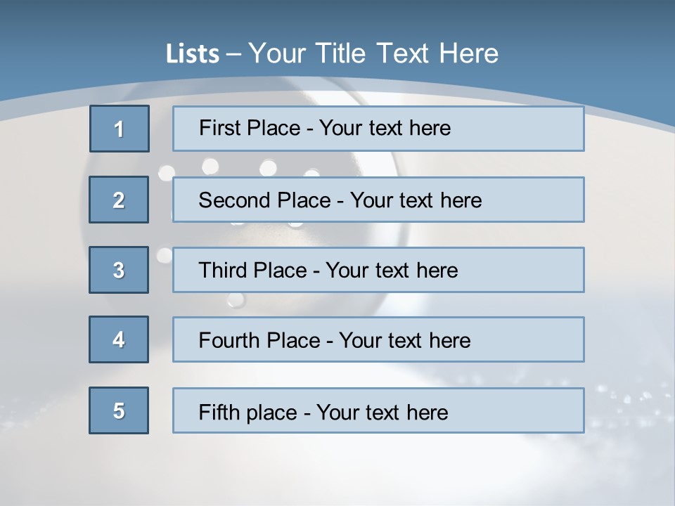 A Close Up Of A Spoon On A Table PowerPoint Template