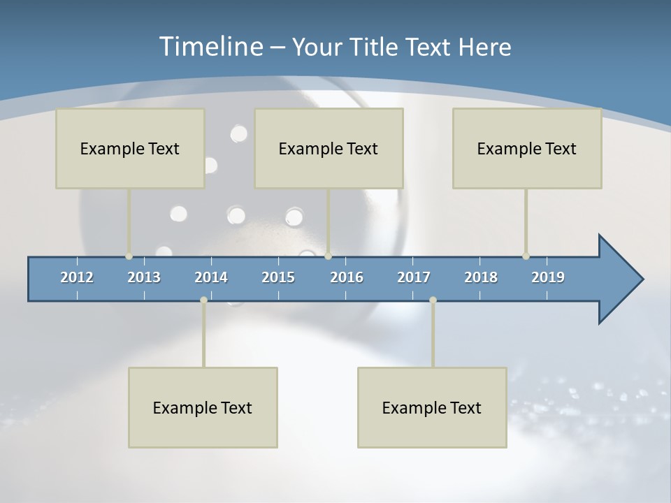A Close Up Of A Spoon On A Table PowerPoint Template