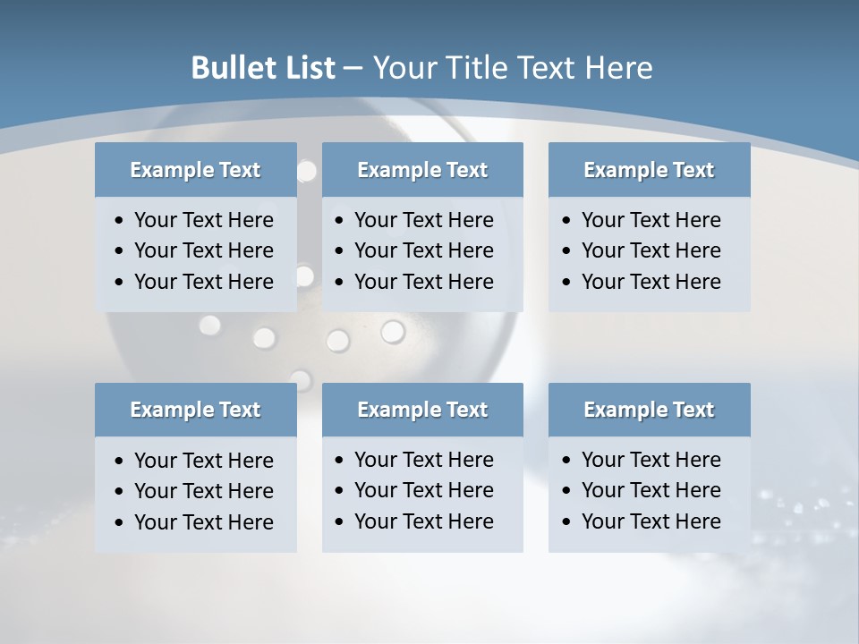 A Close Up Of A Spoon On A Table PowerPoint Template