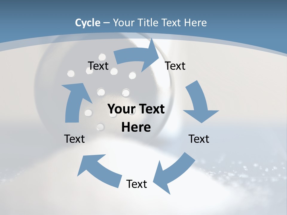 A Close Up Of A Spoon On A Table PowerPoint Template