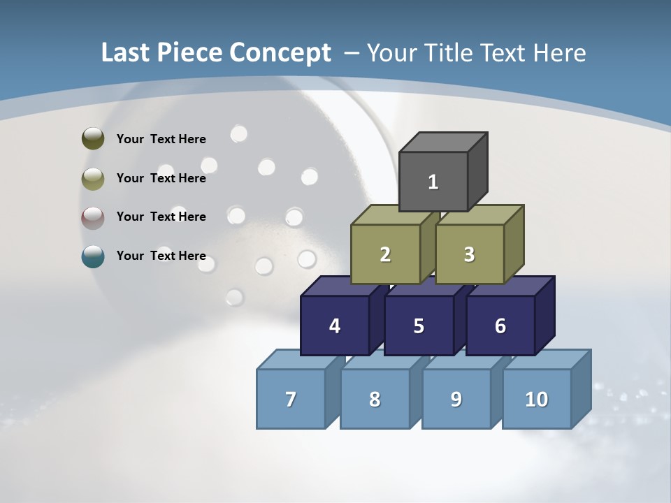 A Close Up Of A Spoon On A Table PowerPoint Template