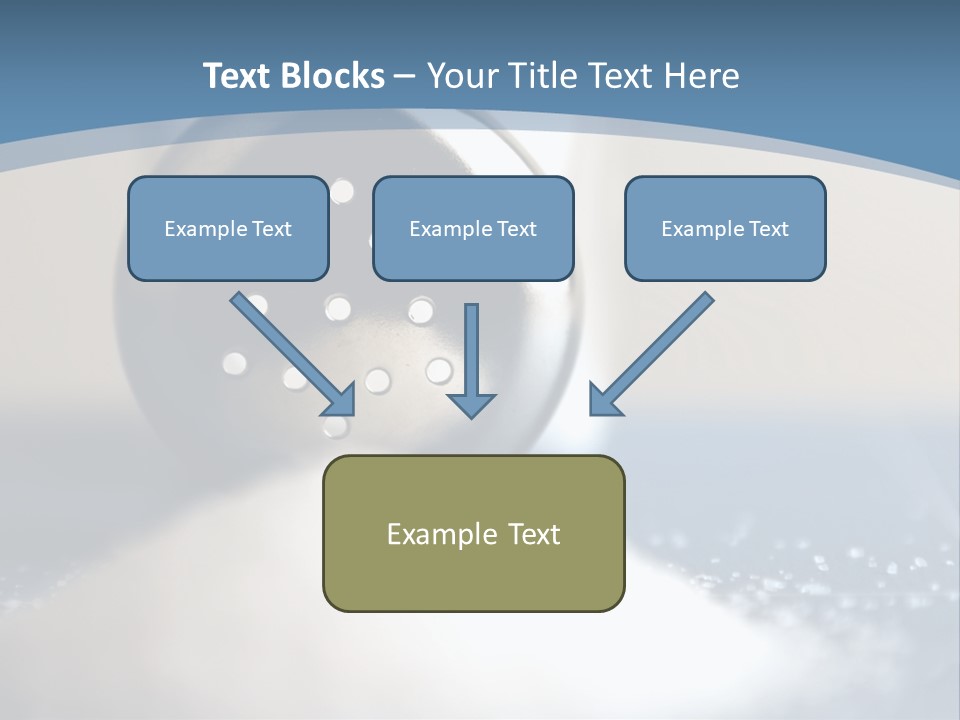 A Close Up Of A Spoon On A Table PowerPoint Template