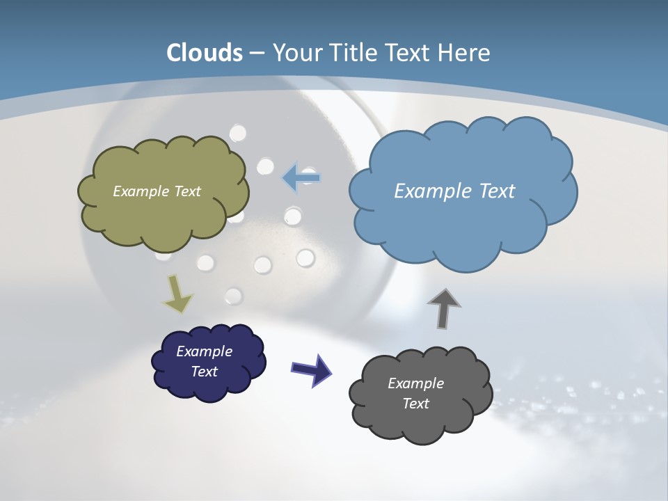 A Close Up Of A Spoon On A Table PowerPoint Template