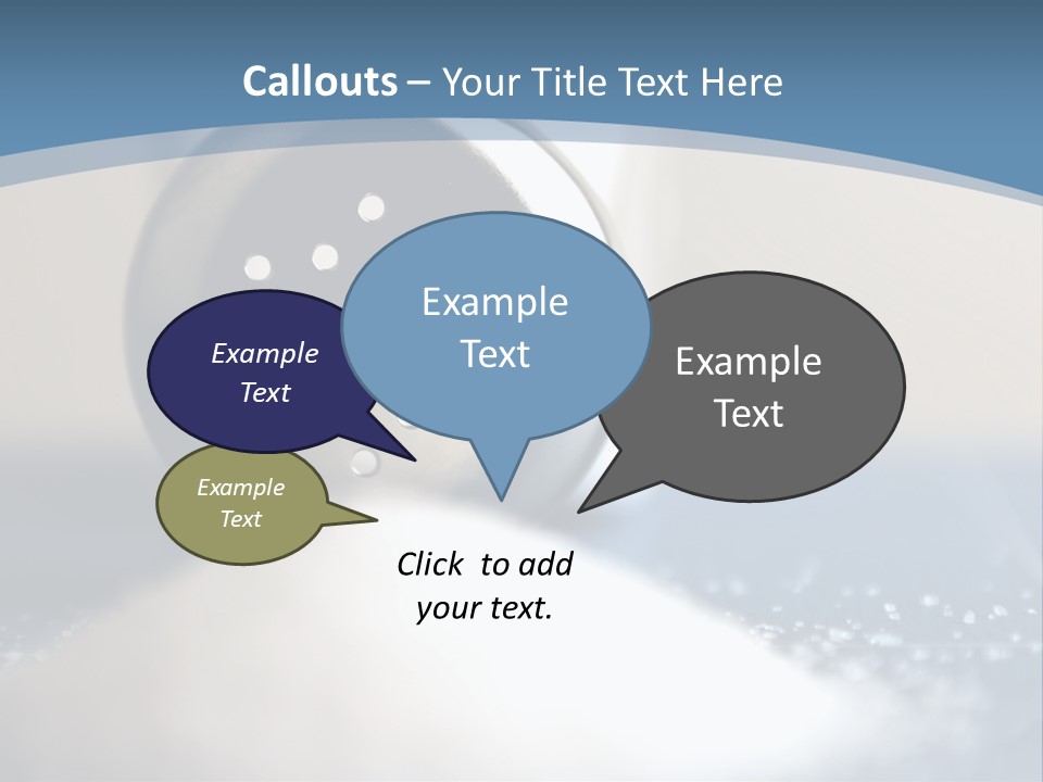 A Close Up Of A Spoon On A Table PowerPoint Template