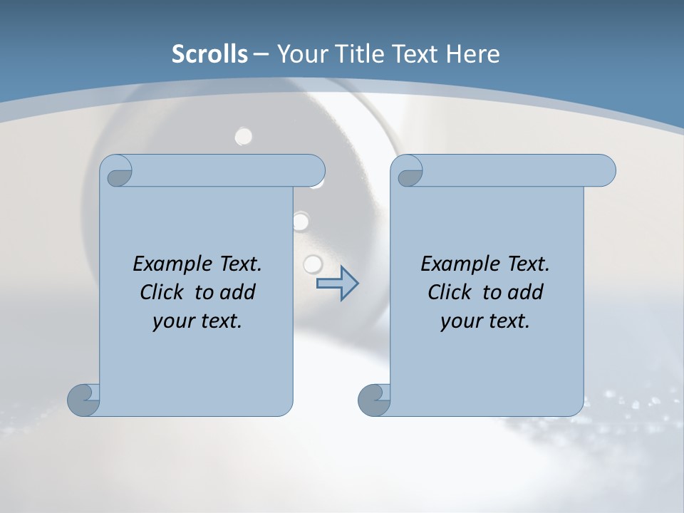 A Close Up Of A Spoon On A Table PowerPoint Template