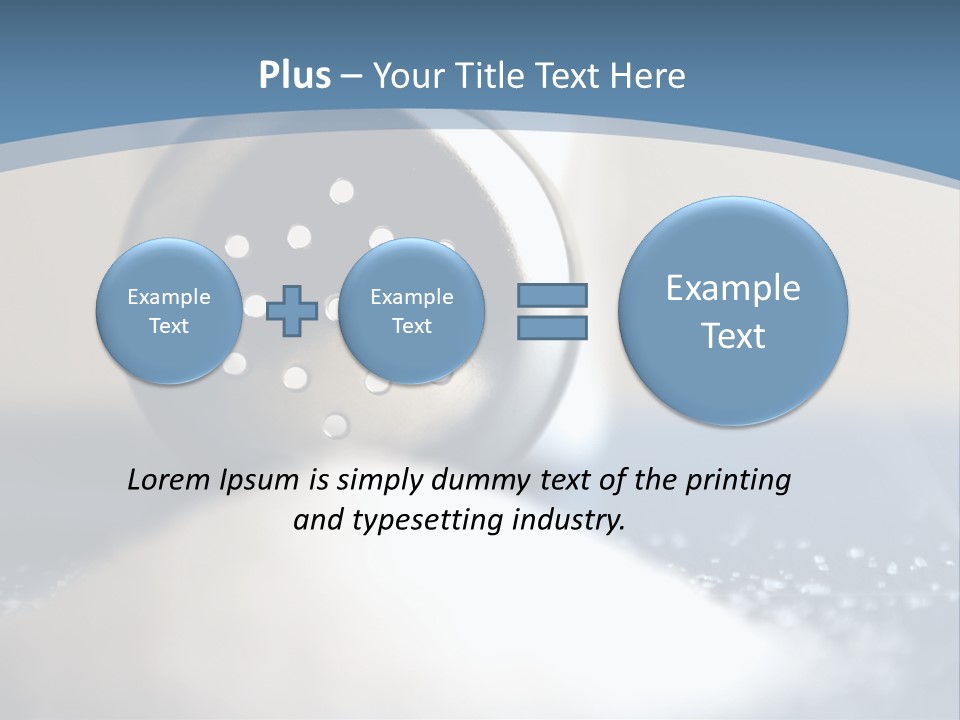 A Close Up Of A Spoon On A Table PowerPoint Template