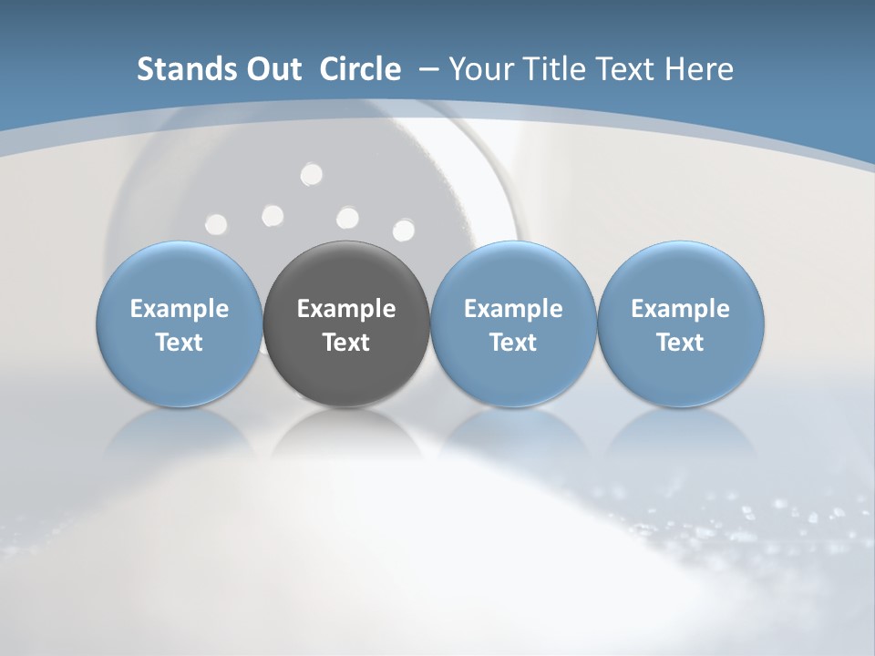 A Close Up Of A Spoon On A Table PowerPoint Template