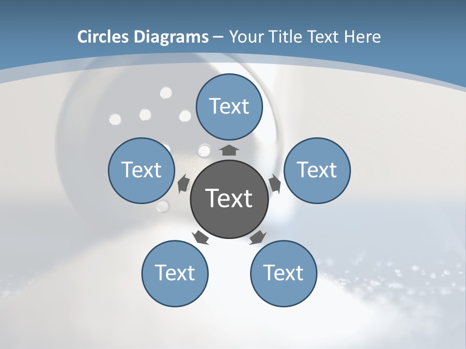 A Close Up Of A Spoon On A Table PowerPoint Template