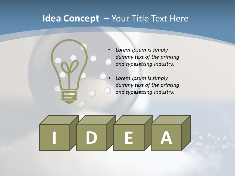 A Close Up Of A Spoon On A Table PowerPoint Template