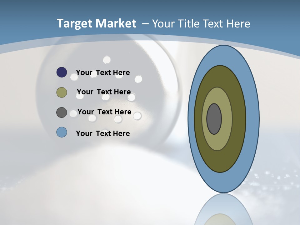 A Close Up Of A Spoon On A Table PowerPoint Template