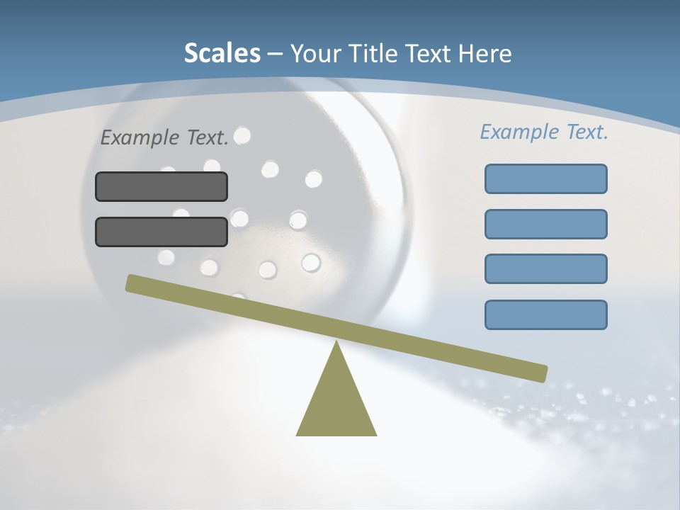 A Close Up Of A Spoon On A Table PowerPoint Template