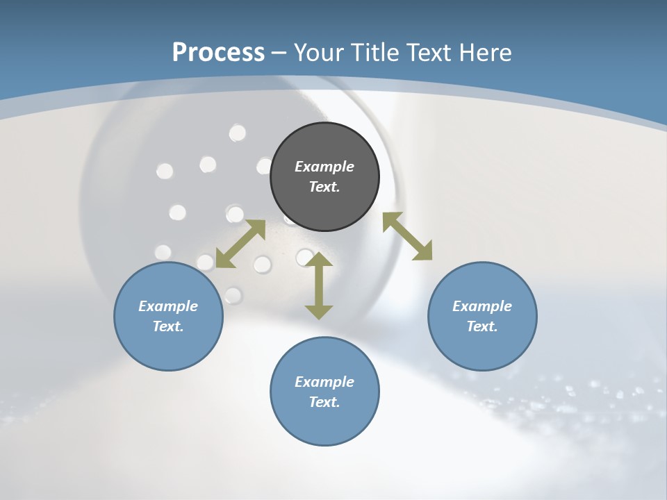 A Close Up Of A Spoon On A Table PowerPoint Template