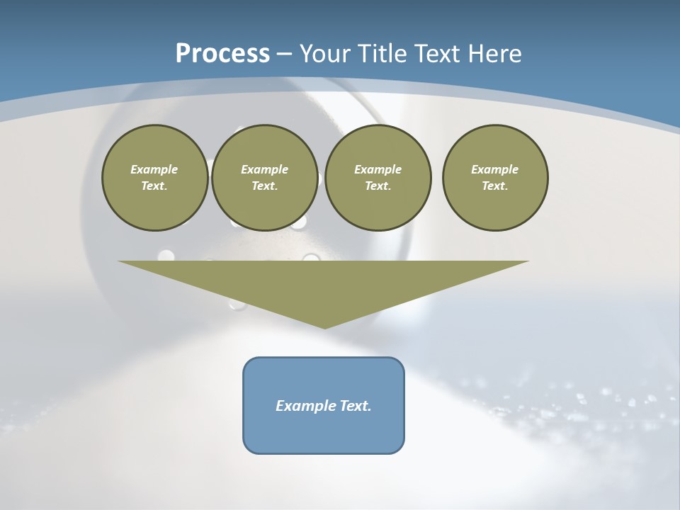 A Close Up Of A Spoon On A Table PowerPoint Template