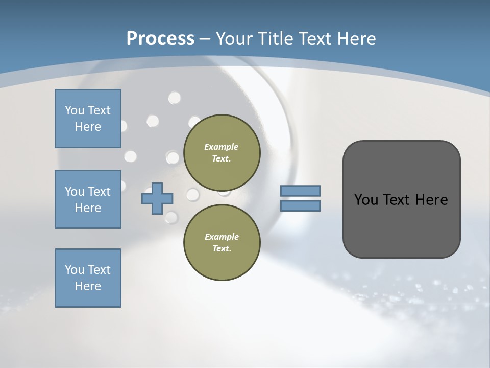A Close Up Of A Spoon On A Table PowerPoint Template