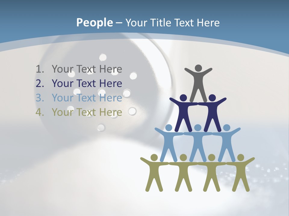 A Close Up Of A Spoon On A Table PowerPoint Template