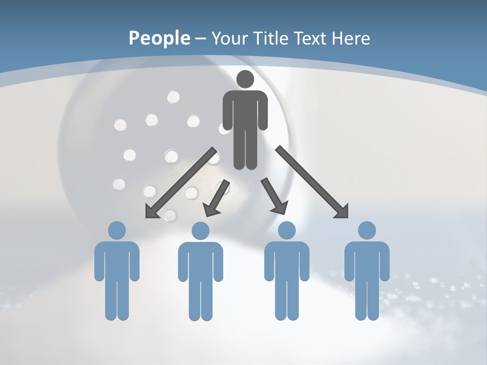 A Close Up Of A Spoon On A Table PowerPoint Template