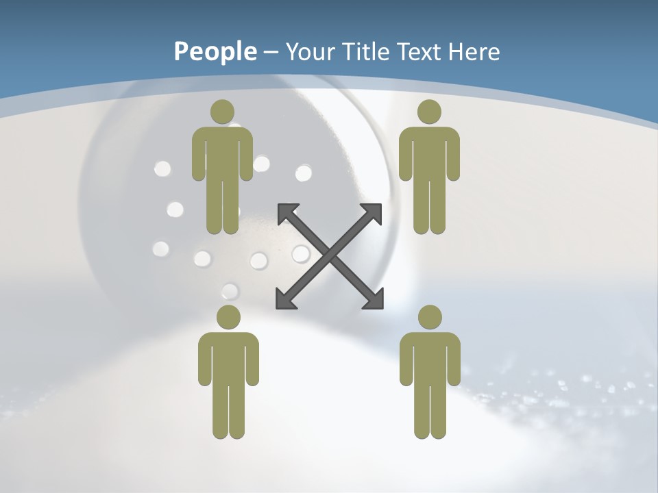A Close Up Of A Spoon On A Table PowerPoint Template
