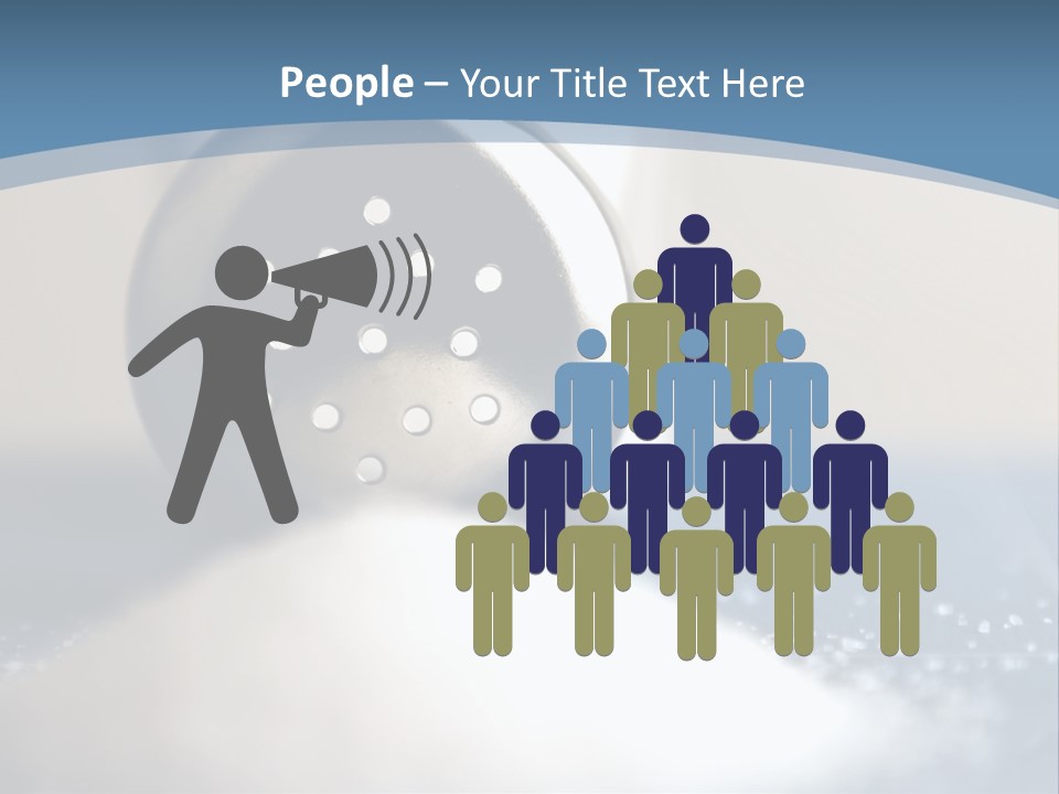 A Close Up Of A Spoon On A Table PowerPoint Template