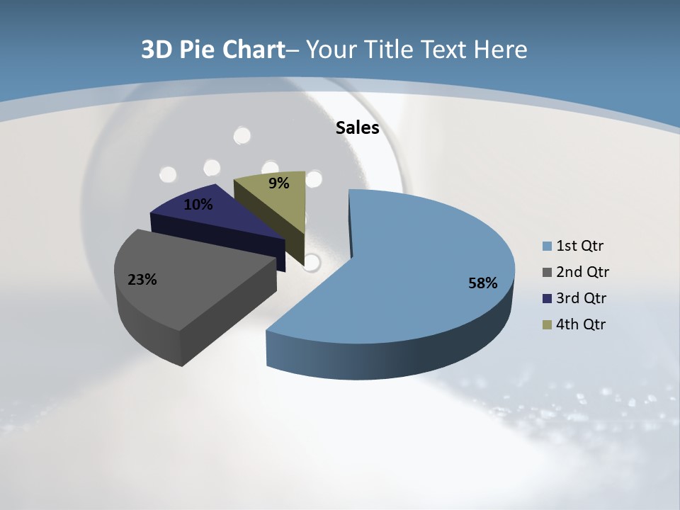 A Close Up Of A Spoon On A Table PowerPoint Template