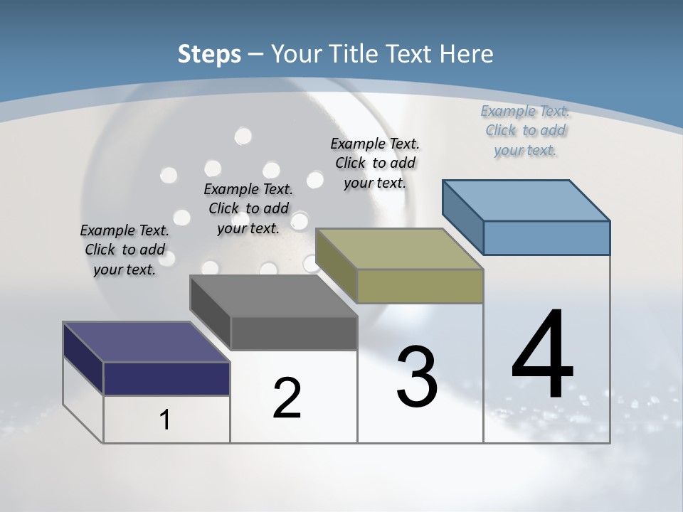 A Close Up Of A Spoon On A Table PowerPoint Template