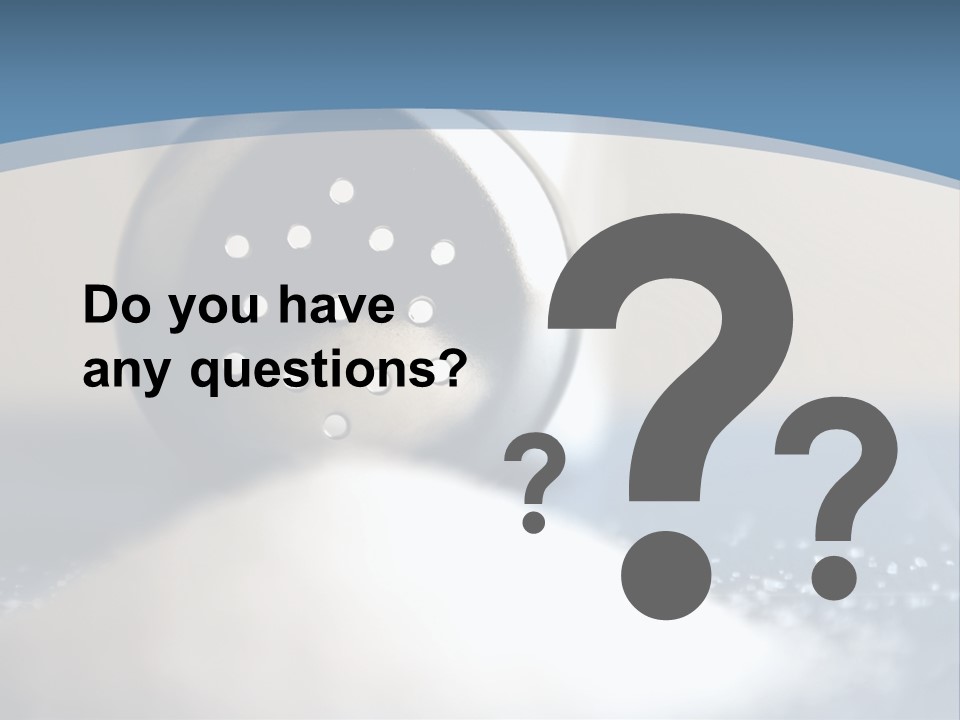A Close Up Of A Spoon On A Table PowerPoint Template