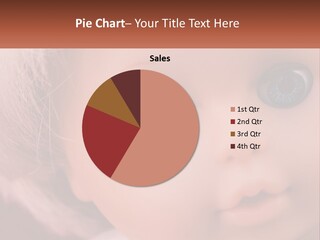 A Close Up Of A Doll With Blue Eyes PowerPoint Template